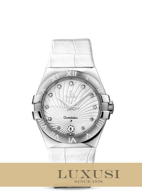 Omega 12313356052001 Pris omega constellation quartz 35mm