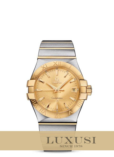 Omega 12320356008001 Pris omega constellation quartz 35mm