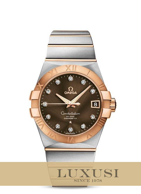 OMEGA 12320382163001 कीमत Constellation Chronometer 38 mm 123.20.38.21.63.001