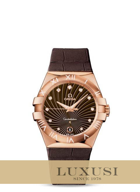 Omega 12353356063001 ราคา omega constellation quartz 35mm