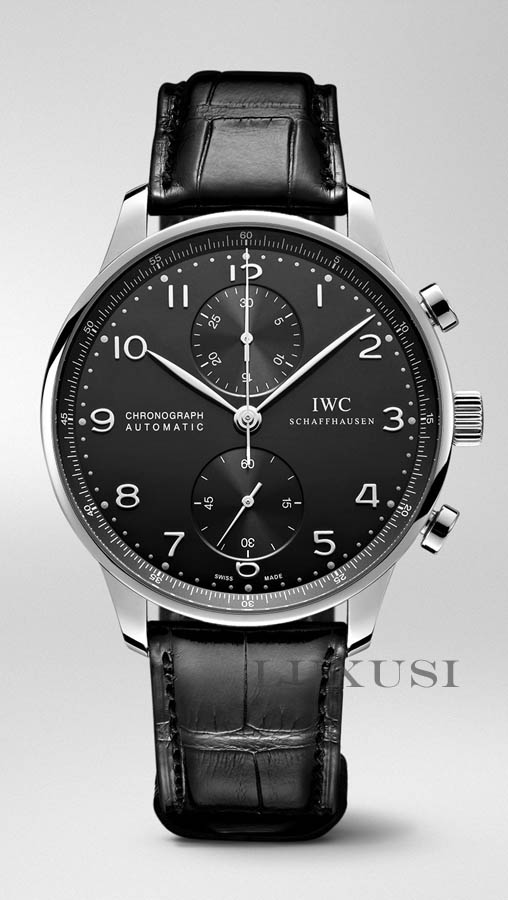 IWC מחיר IW371447 Portuguese Chronograph Steel Watch 371447