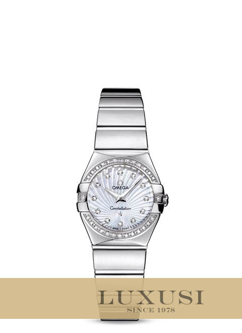 Omega 12315246055004 omega constellation quartz 24mm