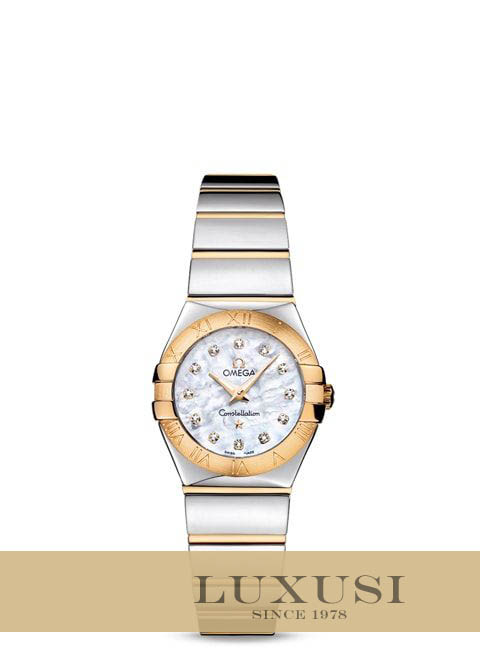 Omega 12320246055004 omega constellation quartz 24mm