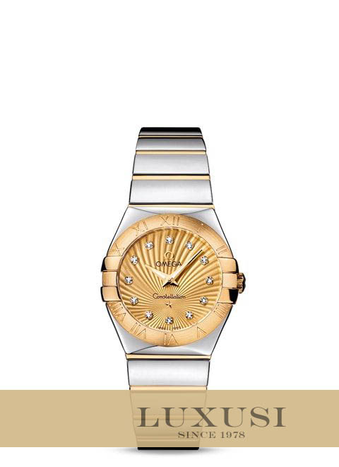 Omega 12320276058002 omega constellation quartz 27mm