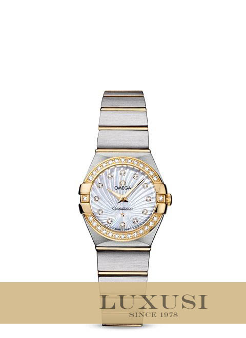 Omega 12325246055004 omega constellation quartz 24mm