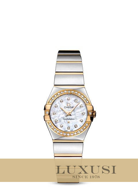 Omega 12325246055007 omega constellation quartz 24mm