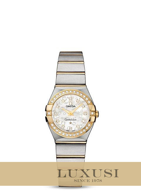 Omega 12325246055010 omega constellation quartz 24mm