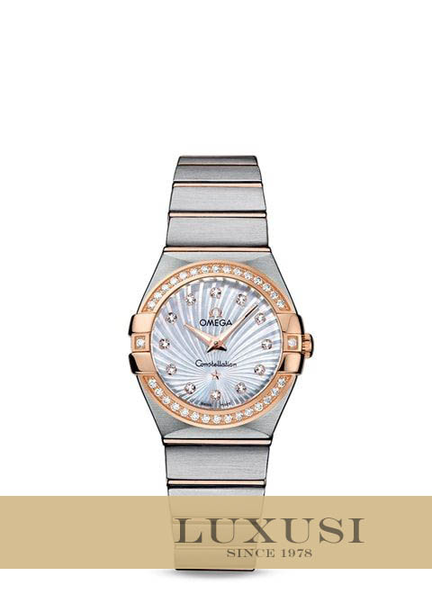 Omega 12325276055002 omega constellation quartz 27mm