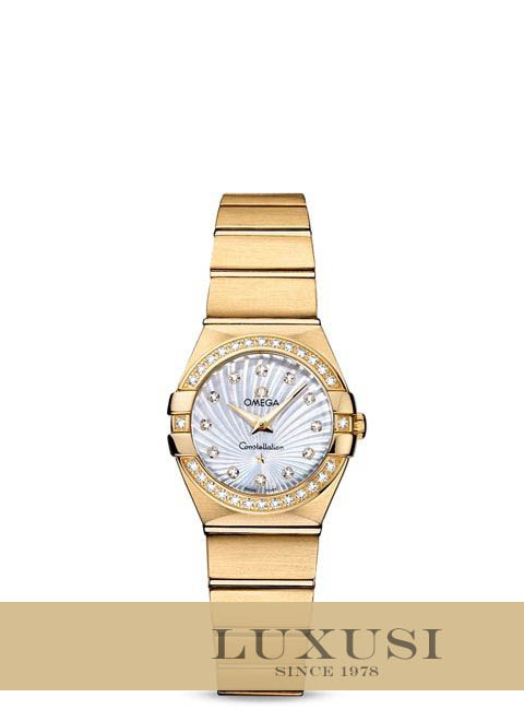 Omega 12355246055003 omega constellation quartz 24mm