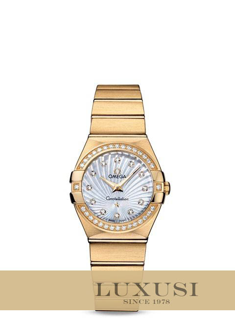 Omega 12355276055003 omega constellation quartz 27mm