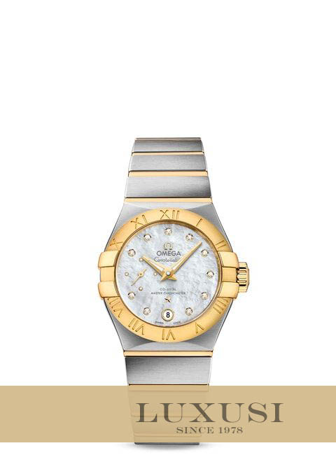 Omega 12720272055002 omega constellation omega co axial master chronometer small seconds 27mm