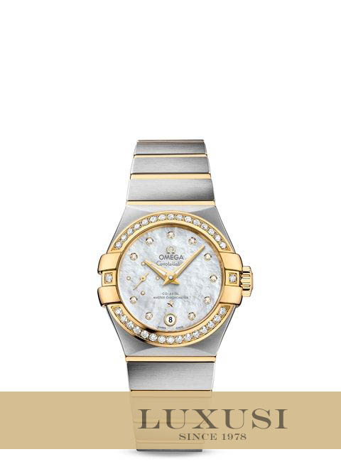 Omega 12725272055002 omega constellation omega co axial master chronometer small seconds 27mm