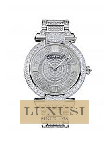 CHOPARD Fiyat IMPERIALE HOUR-MINUTE 384239-1002 IMPERIALE 40 MM WATCH 18-CARAT WHITE GOLD AND DIAMONDS