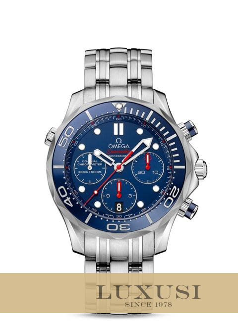 Omega 21230425003001 ราคา omega seamaster diver 300m co axial chronograph 41 5mm