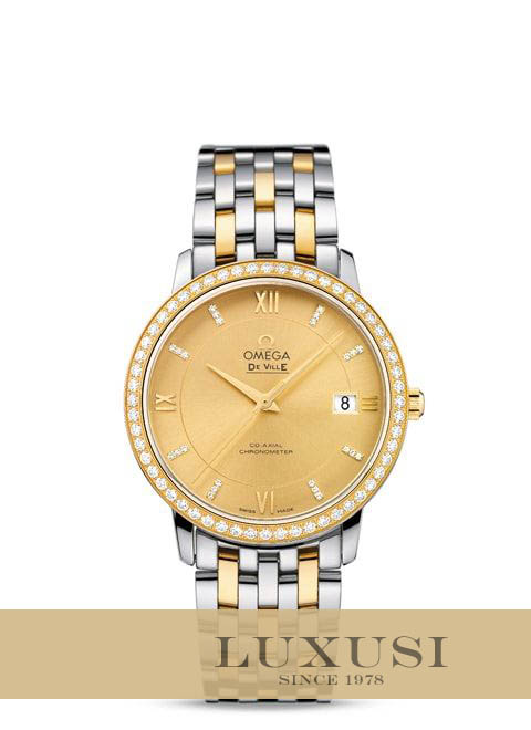 Omega 42425372058001 ราคา omega de ville prestige co axial 36 8mm