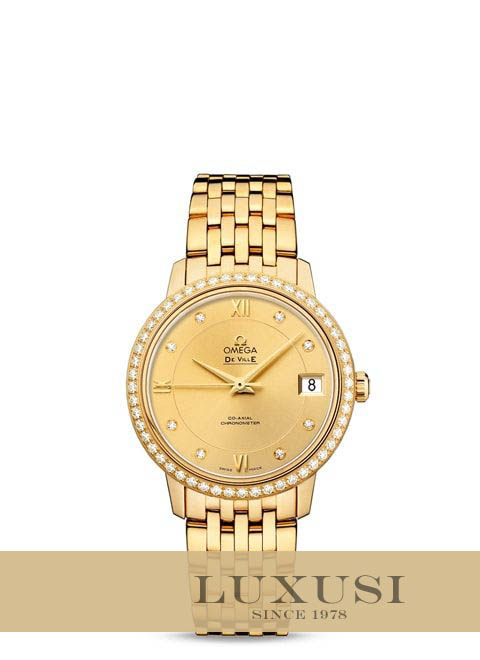 Omega 42455332058001 Pris omega de ville prestige co axial 32 7mm